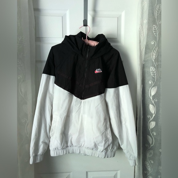 Nike Heritage Windrunner 1/2 Zip activewear men size S hoodie jacket pockets - Picture 3 of 11